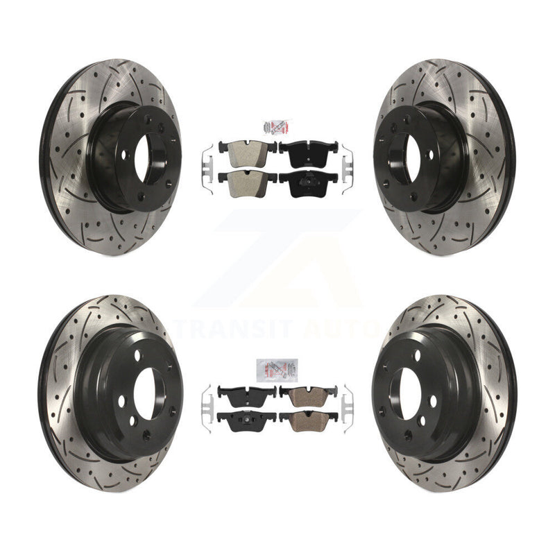 Transit Auto KDA-101767 Disc Brake Kit for 2013-2018 BMW 328d xDrive, BMW 320i xDrive - Front and Rear product image