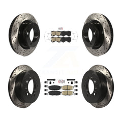Transit Auto KDA-101769 Disc Brake Kit for 2007-2022 Toyota Land Cruiser, Lexus LX570, Toyota Sequoia & more - Front and Rear product image