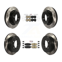 Transit Auto KDA-101770 Disc Brake Kit for 2007-2022 Toyota Land Cruiser, Lexus LX570, Toyota Sequoia & more - Front and Rear product image
