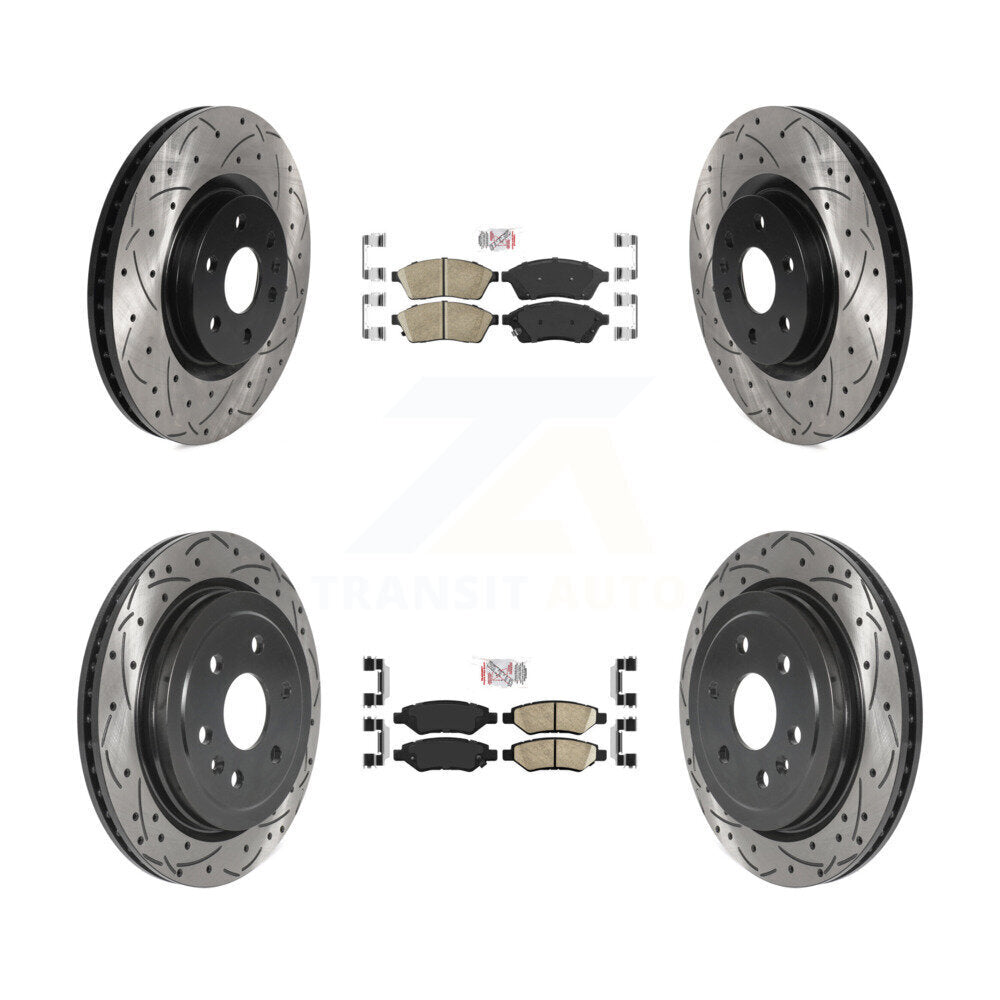 Transit Auto KDA-101778 Disc Brake Kit for 2010-2016 Saab 9-4X, Cadillac SRX - Front and Rear product image