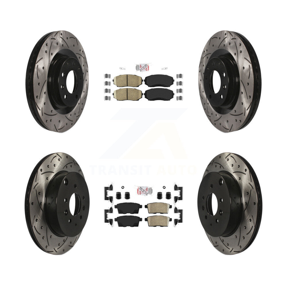 Transit Auto KDA-101784 Disc Brake Kit for 2007-2015 Mazda CX-9 - Front and Rear product image