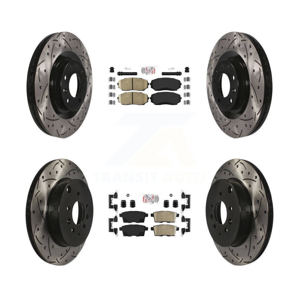 Transit Auto KDA-101786 Disc Brake Kit for 2007-2015 Mazda CX-9 - Front and Rear product image