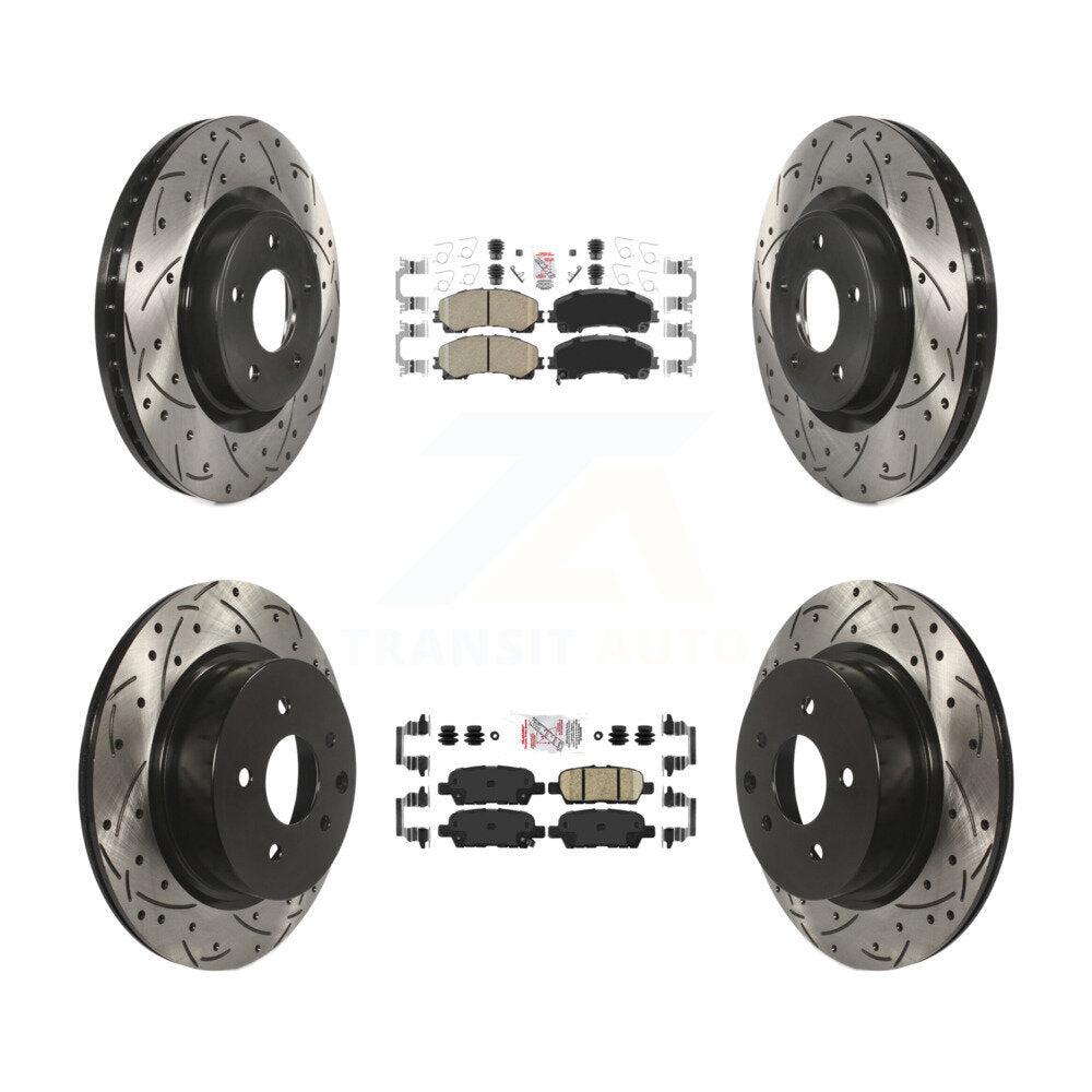 Transit Auto KDA-101787 Disc Brake Kit for 2016-2017 INFINITI QX50 - Front and Rear product image
