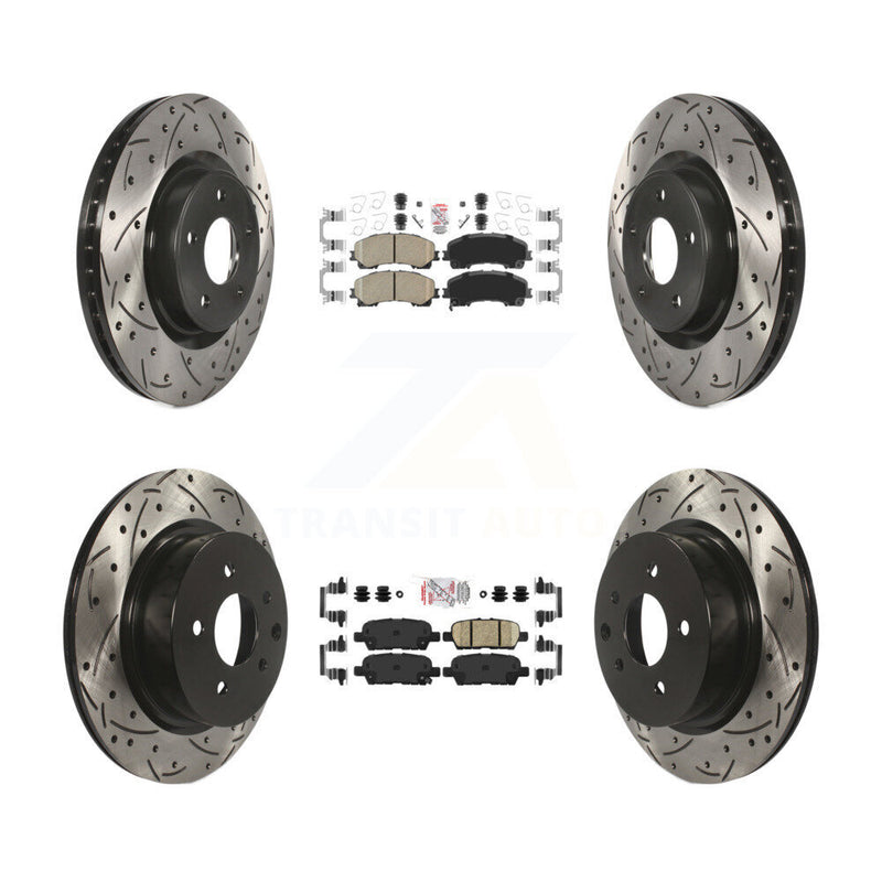 Transit Auto KDA-101787 Disc Brake Kit for 2016-2017 INFINITI QX50 - Front and Rear product image