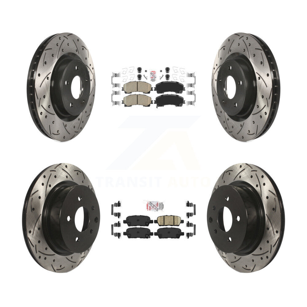 Transit Auto KDA-101788 Disc Brake Kit for 2016-2017 INFINITI QX50 - Front and Rear product image