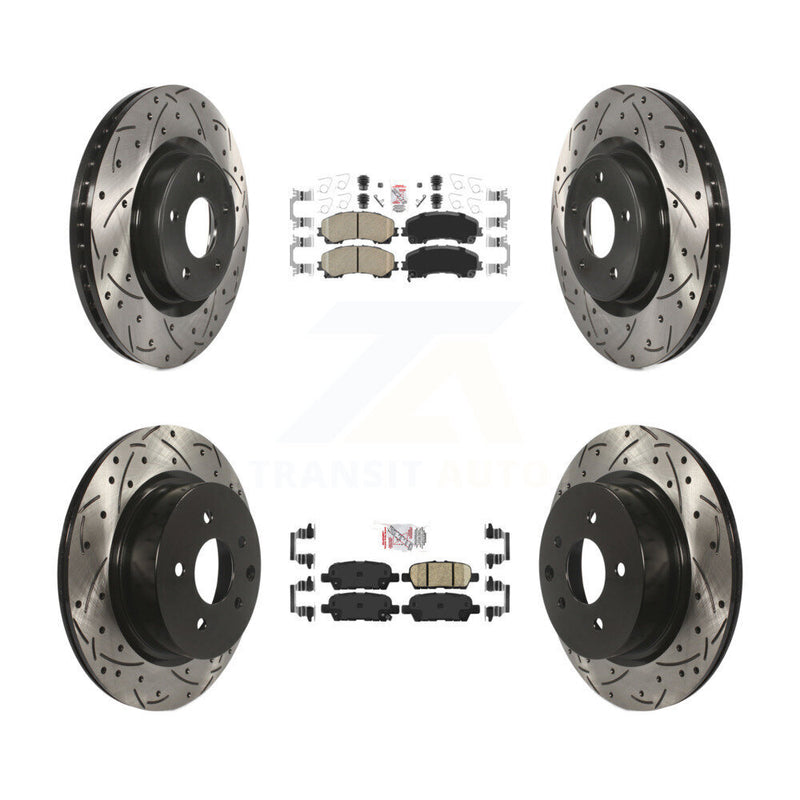 Transit Auto KDA-101788 Disc Brake Kit for 2016-2017 INFINITI QX50 - Front and Rear product image