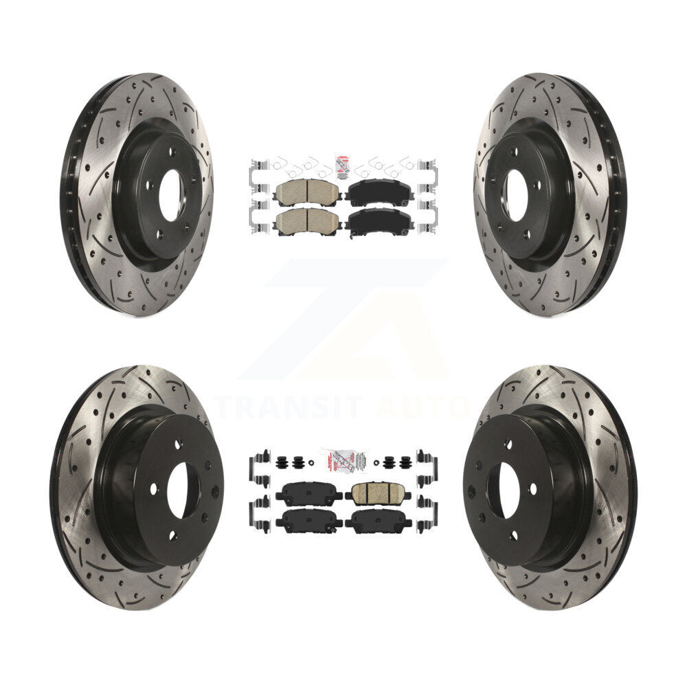 Transit Auto KDA-101789 Disc Brake Kit for 2016-2017 INFINITI QX50 - Front and Rear product image