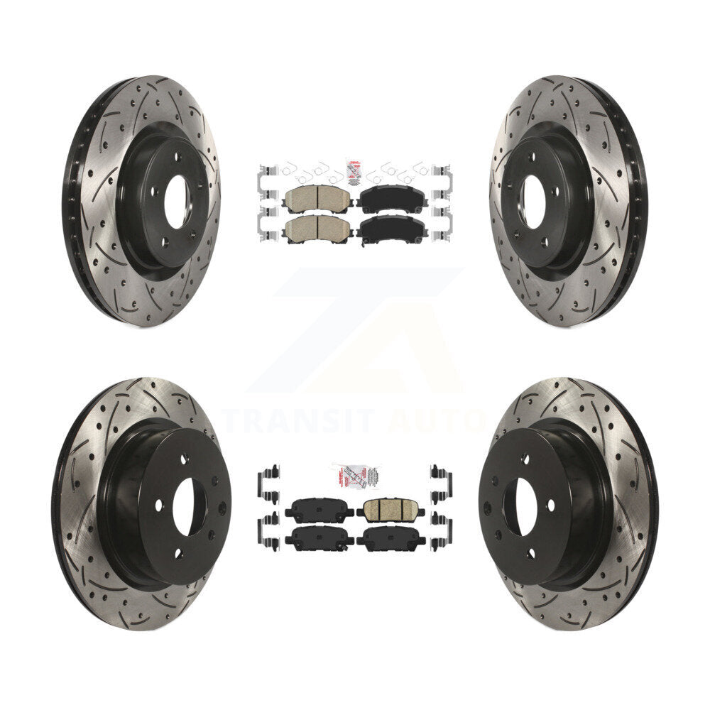 Transit Auto KDA-101790 Disc Brake Kit for 2016-2017 INFINITI QX50 - Front and Rear product image