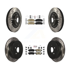 Transit Auto KDA-101800 Disc Brake Kit for 2010-2020 Toyota Highlander, Toyota Sienna, Lexus RX350 & more - Front and Rear product image