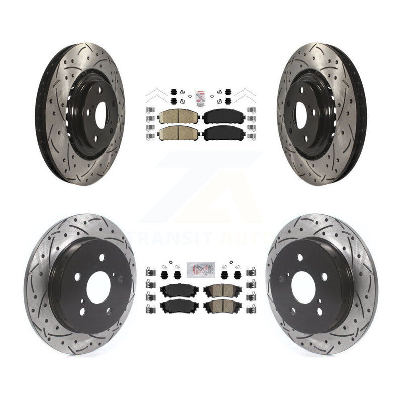 Transit Auto KDA-101803 Disc Brake Kit for 2015-2021 Lexus NX300, Lexus NX200t, Lexus NX300h - Front and Rear product image