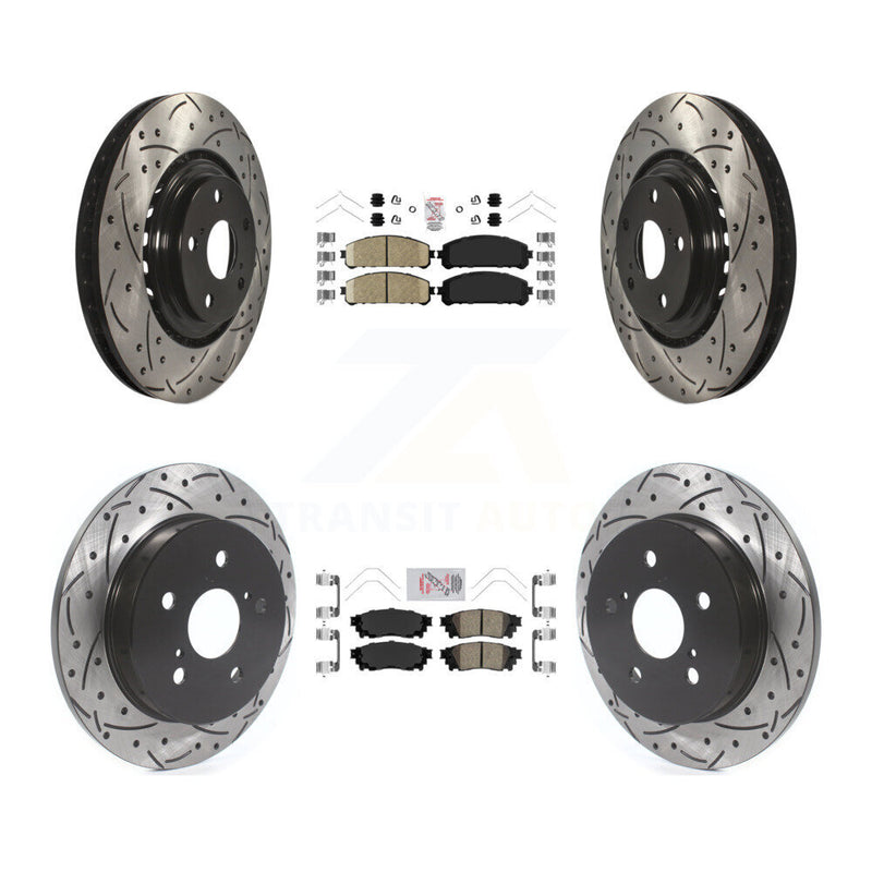 Transit Auto KDA-101804 Disc Brake Kit for 2015-2021 Lexus NX300, Lexus NX200t, Lexus NX300h - Front and Rear product image