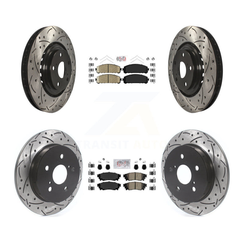 Transit Auto KDA-101805 Disc Brake Kit for 2015-2021 Lexus NX300, Lexus NX200t, Lexus NX300h - Front and Rear product image