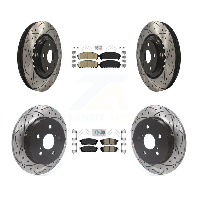 Transit Auto KDA-101806 Disc Brake Kit for 2015-2021 Lexus NX300, Lexus NX200t, Lexus NX300h - Front and Rear product image