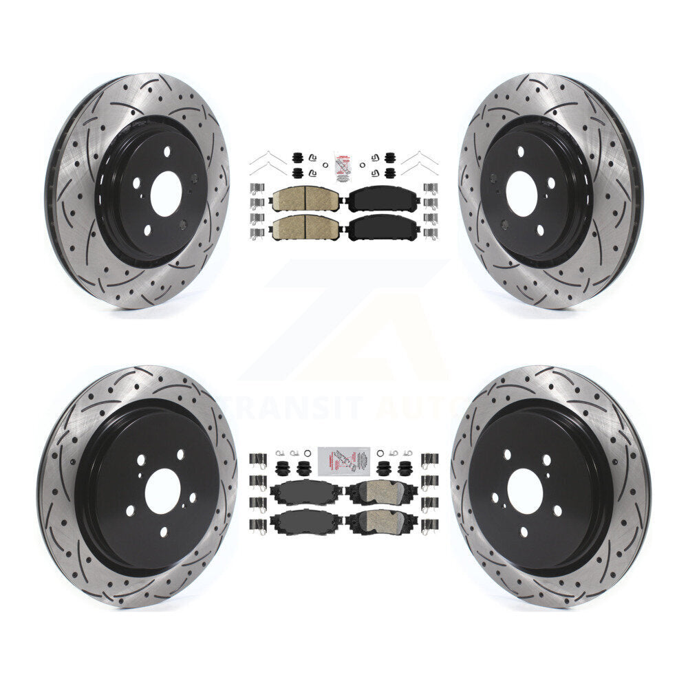 Transit Auto KDA-101811 Disc Brake Kit for 2016-2022 Lexus RX350, Lexus RX350L, Lexus RX450hL & more - Front and Rear product image