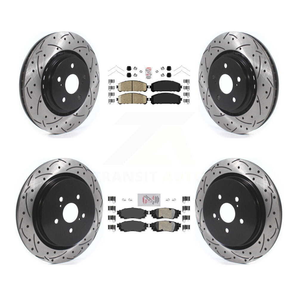 Transit Auto KDA-101812 Disc Brake Kit for 2016-2022 Lexus RX350, Lexus RX350L, Lexus RX450hL & more - Front and Rear product image