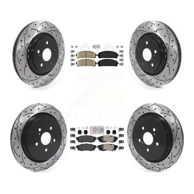 Transit Auto KDA-101813 Disc Brake Kit for 2016-2022 Lexus RX350, Lexus RX350L, Lexus RX450hL & more - Front and Rear product image