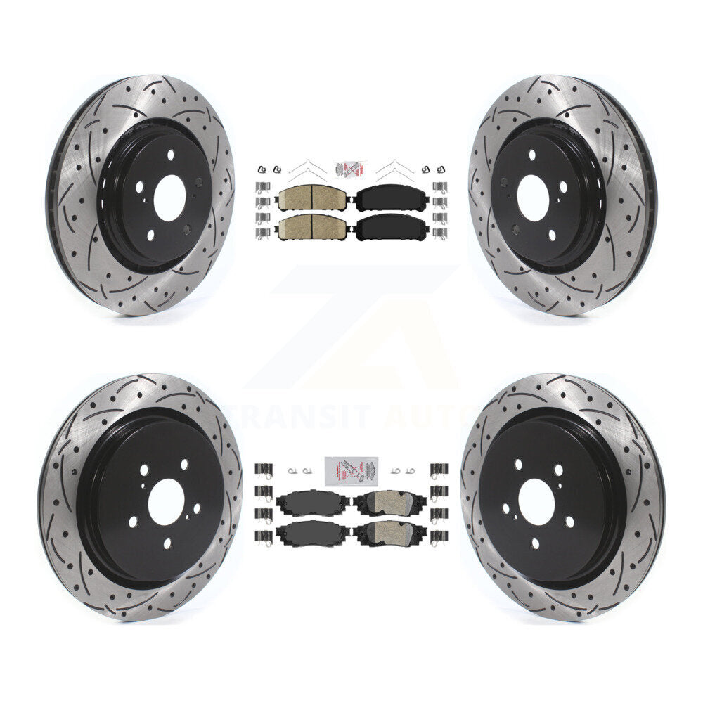 Transit Auto KDA-101814 Disc Brake Kit for 2016-2022 Lexus RX350, Lexus RX350L, Lexus RX450hL & more - Front and Rear product image