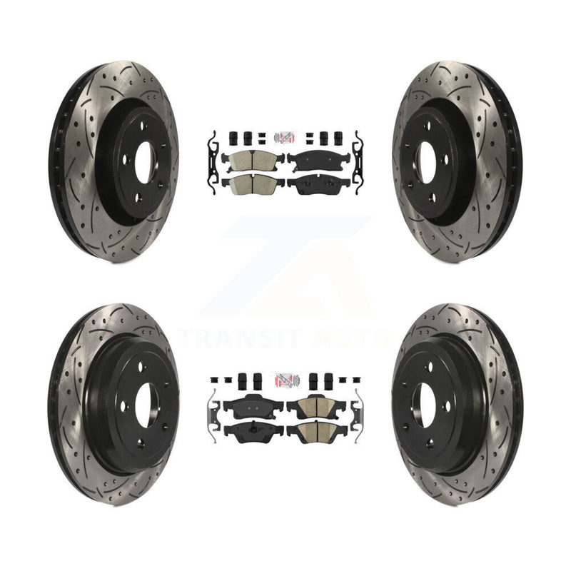 Transit Auto KDA-101823 Disc Brake Kit for 2022 Jeep Grand Cherokee WK - Front and Rear product image