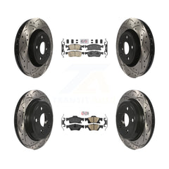 Transit Auto KDA-101826 Disc Brake Kit for 2022 Jeep Grand Cherokee WK - Front and Rear product image