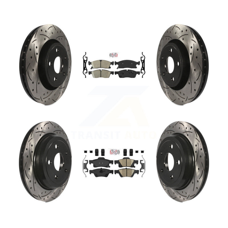 Transit Auto KDA-101831 Disc Brake Kit for 2022 Jeep Grand Cherokee WK - Front and Rear product image