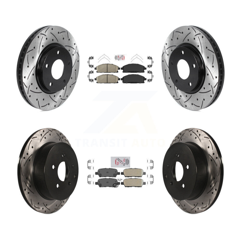 Transit Auto KDA-101837 Disc Brake Kit for 2004-2009 Nissan Quest - Front and Rear product image