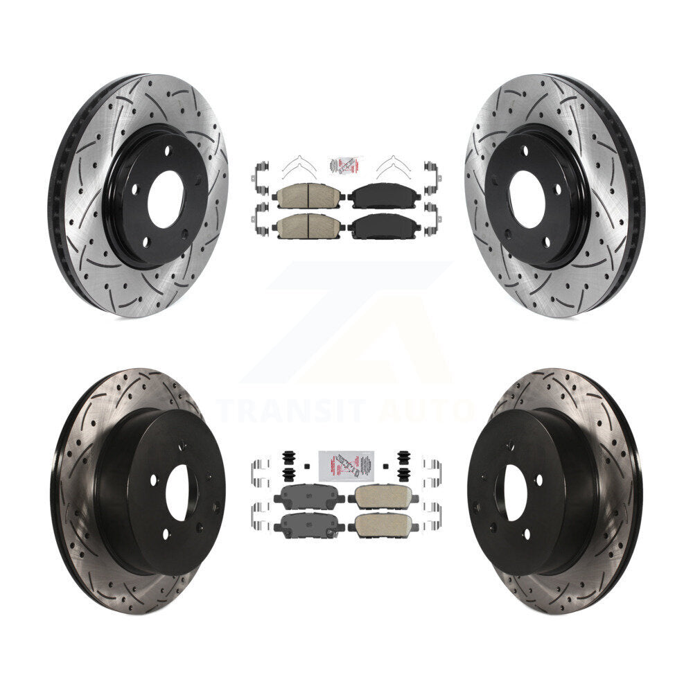 Transit Auto KDA-101838 Disc Brake Kit for 2004-2009 Nissan Quest - Front and Rear product image