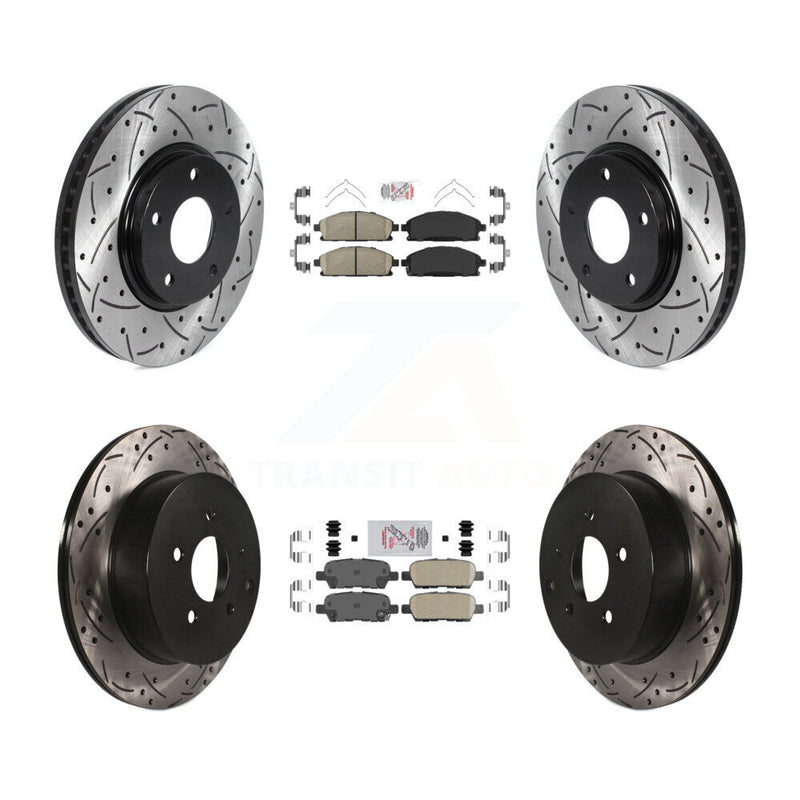 Transit Auto KDA-101838 Disc Brake Kit for 2004-2009 Nissan Quest - Front and Rear product image