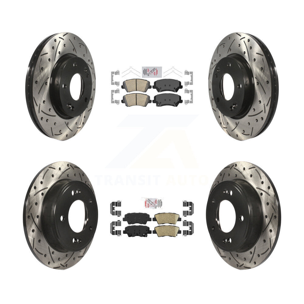 Transit Auto KDA-101843 Disc Brake Kit for 2016-2018 Hyundai Elantra GT, Kia Forte, Kia Forte5 & more - Front and Rear product image