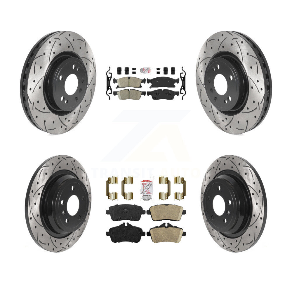 Transit Auto KDA-101846 Disc Brake Kit for 2012-2018 Mercedes-Benz GLE300d, Mercedes-Benz GLE350, Mercedes-Benz ML250 & more - Front and Rear product image