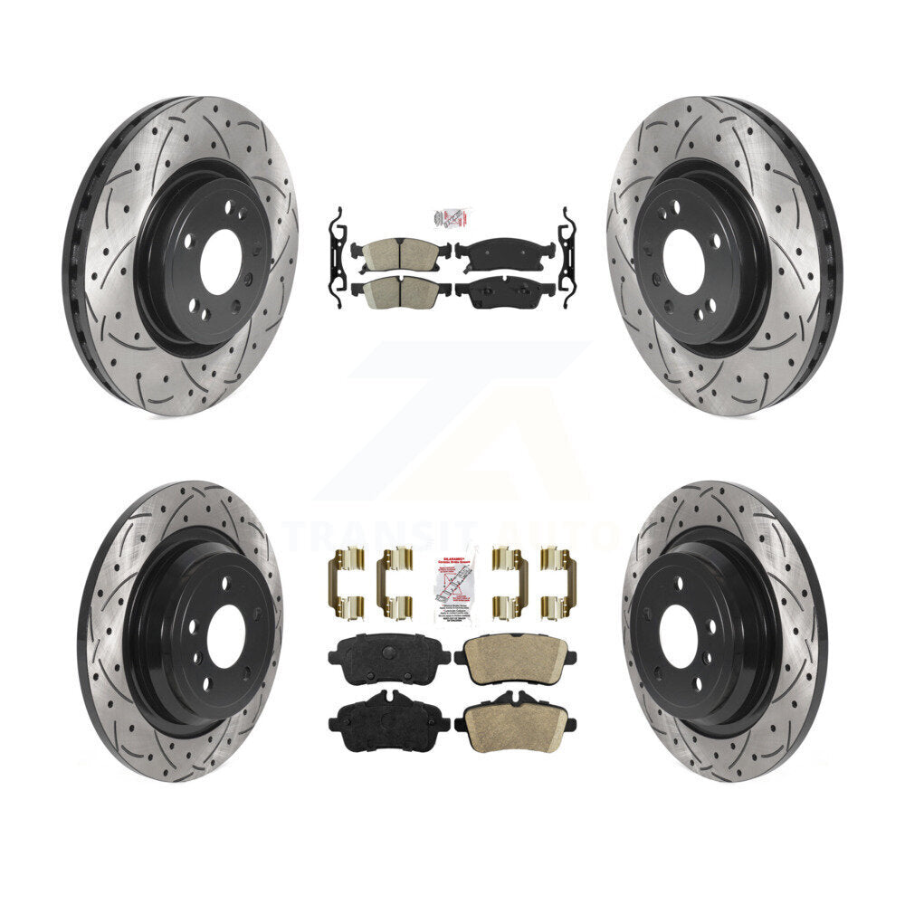 Transit Auto KDA-101847 Disc Brake Kit for 2012-2018 Mercedes-Benz GLE300d, Mercedes-Benz GLE350, Mercedes-Benz ML250 & more - Front and Rear product image