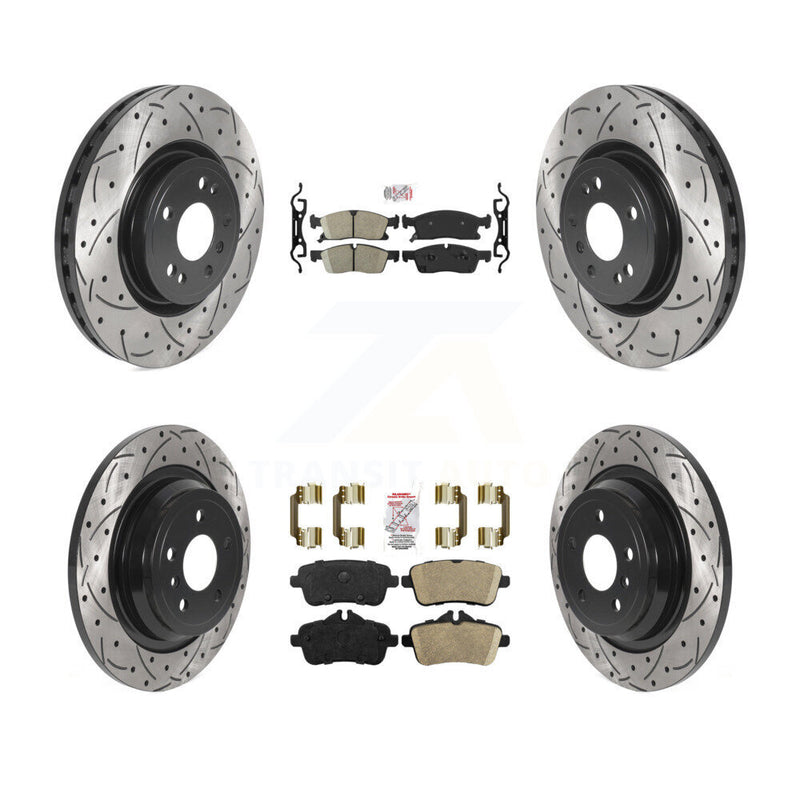 Transit Auto KDA-101847 Disc Brake Kit for 2012-2018 Mercedes-Benz GLE300d, Mercedes-Benz GLE350, Mercedes-Benz ML250 & more - Front and Rear product image
