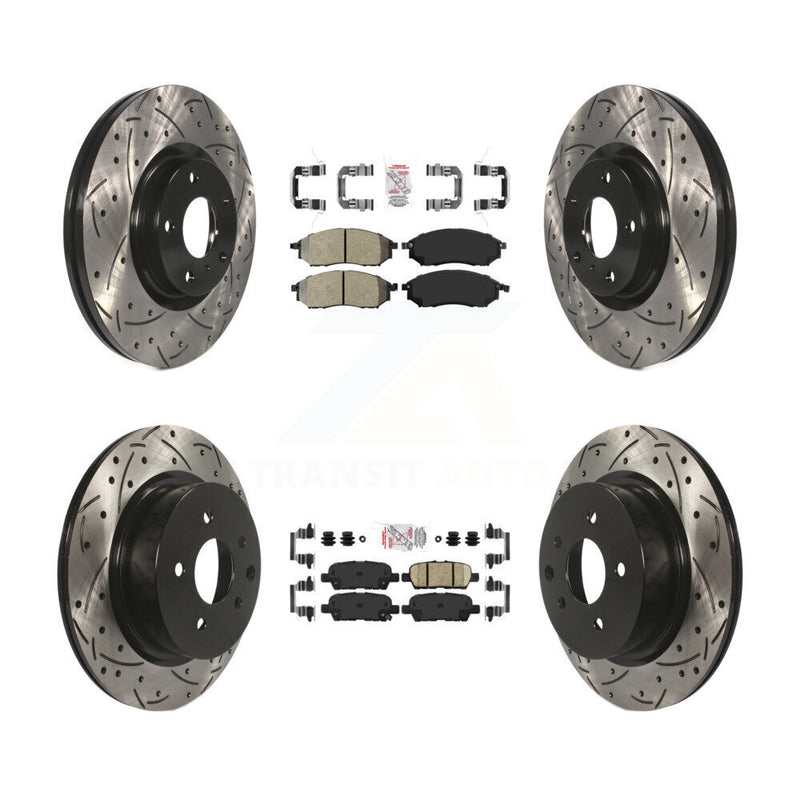 Transit Auto KDA-101849 Disc Brake Kit for 2005-2015 INFINITI Q40, INFINITI QX50, INFINITI EX37 & more - Front and Rear product image