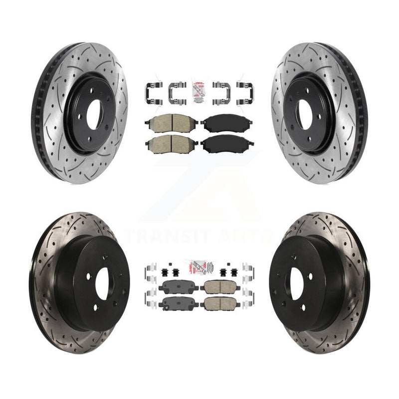 Transit Auto KDA-101851 Disc Brake Kit for 2009-2012 INFINITI FX35 - Front and Rear product image