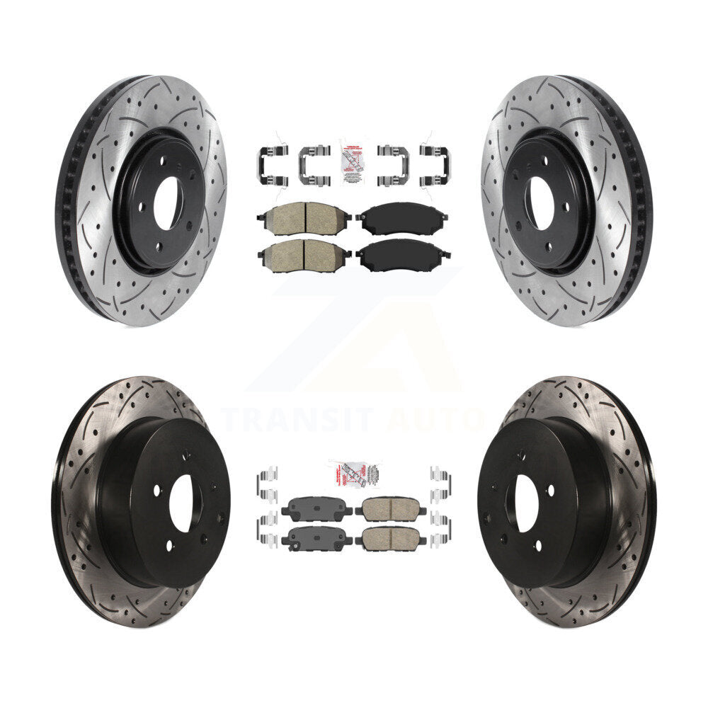 Transit Auto KDA-101852 Disc Brake Kit for 2009-2012 INFINITI FX35 - Front and Rear product image