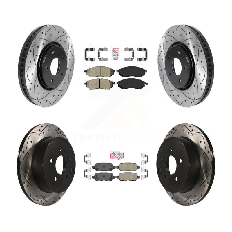 Transit Auto KDA-101852 Disc Brake Kit for 2009-2012 INFINITI FX35 - Front and Rear product image