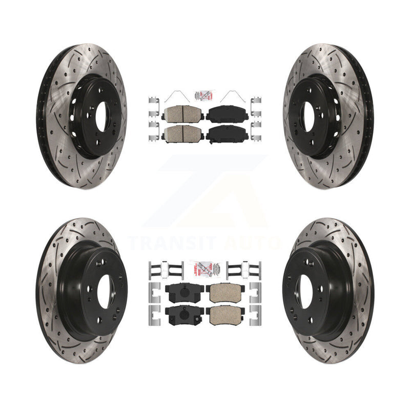 Transit Auto KDA-101853 Disc Brake Kit for 2016 Acura ILX - Front and Rear product image