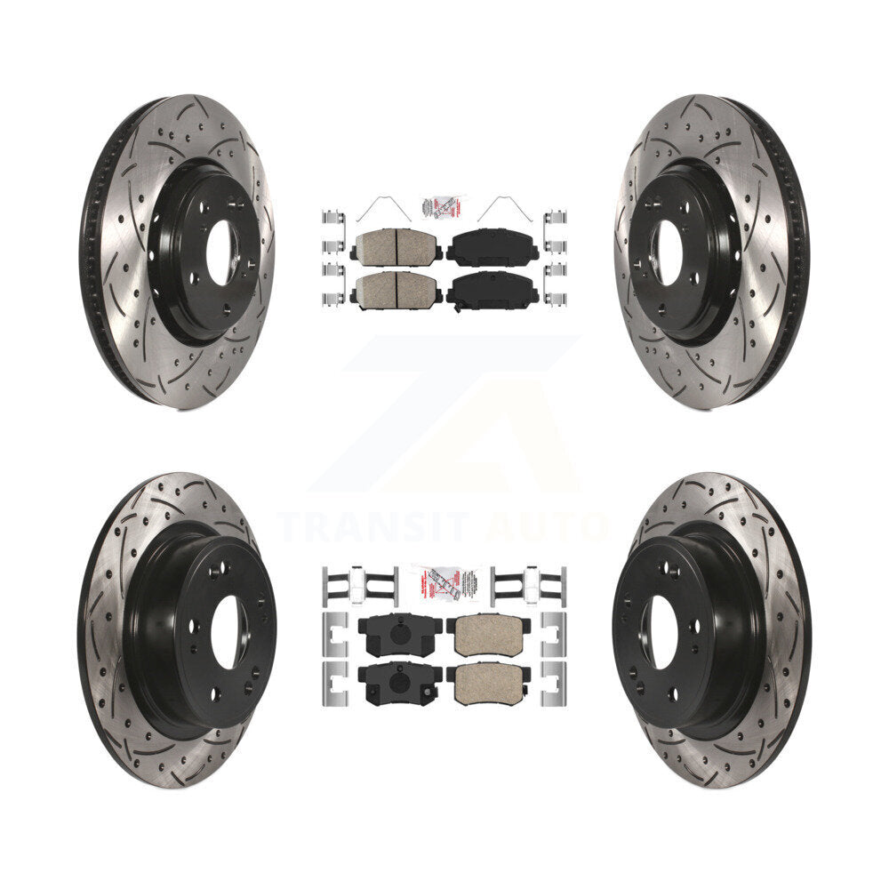Transit Auto KDA-101854 Disc Brake Kit for 2017-2022 Acura ILX - Front and Rear product image