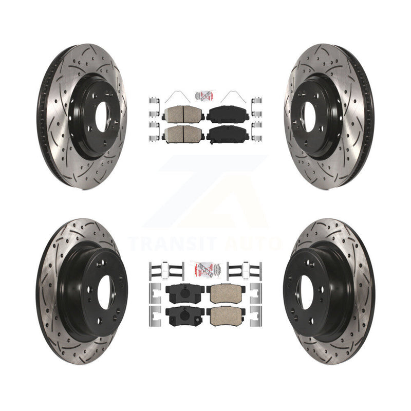 Transit Auto KDA-101854 Disc Brake Kit for 2017-2022 Acura ILX - Front and Rear product image