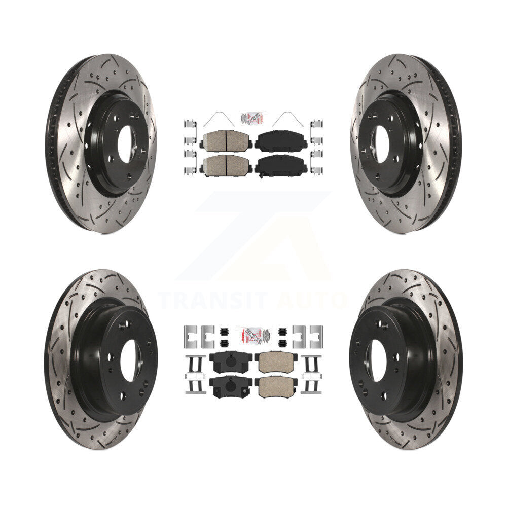 Transit Auto KDA-101855 Disc Brake Kit for 2017-2022 Acura ILX - Front and Rear product image