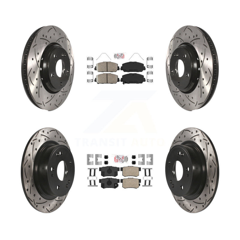 Transit Auto KDA-101855 Disc Brake Kit for 2017-2022 Acura ILX - Front and Rear product image