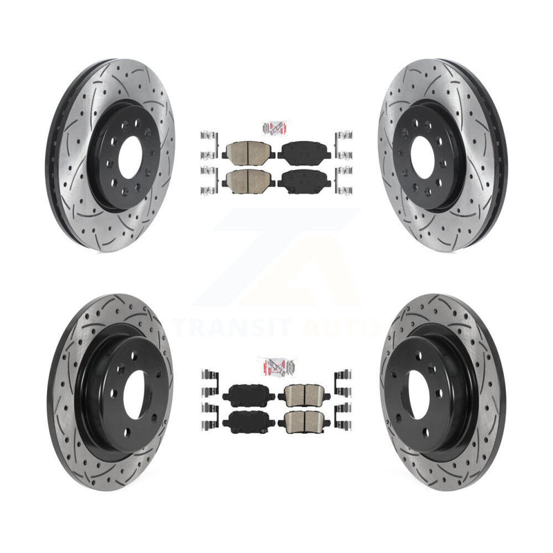 Transit Auto KDA-101856 Disc Brake Kit for 2019-2020 Buick Regal TourX, Chevrolet Equinox, GMC Terrain - Front and Rear product image