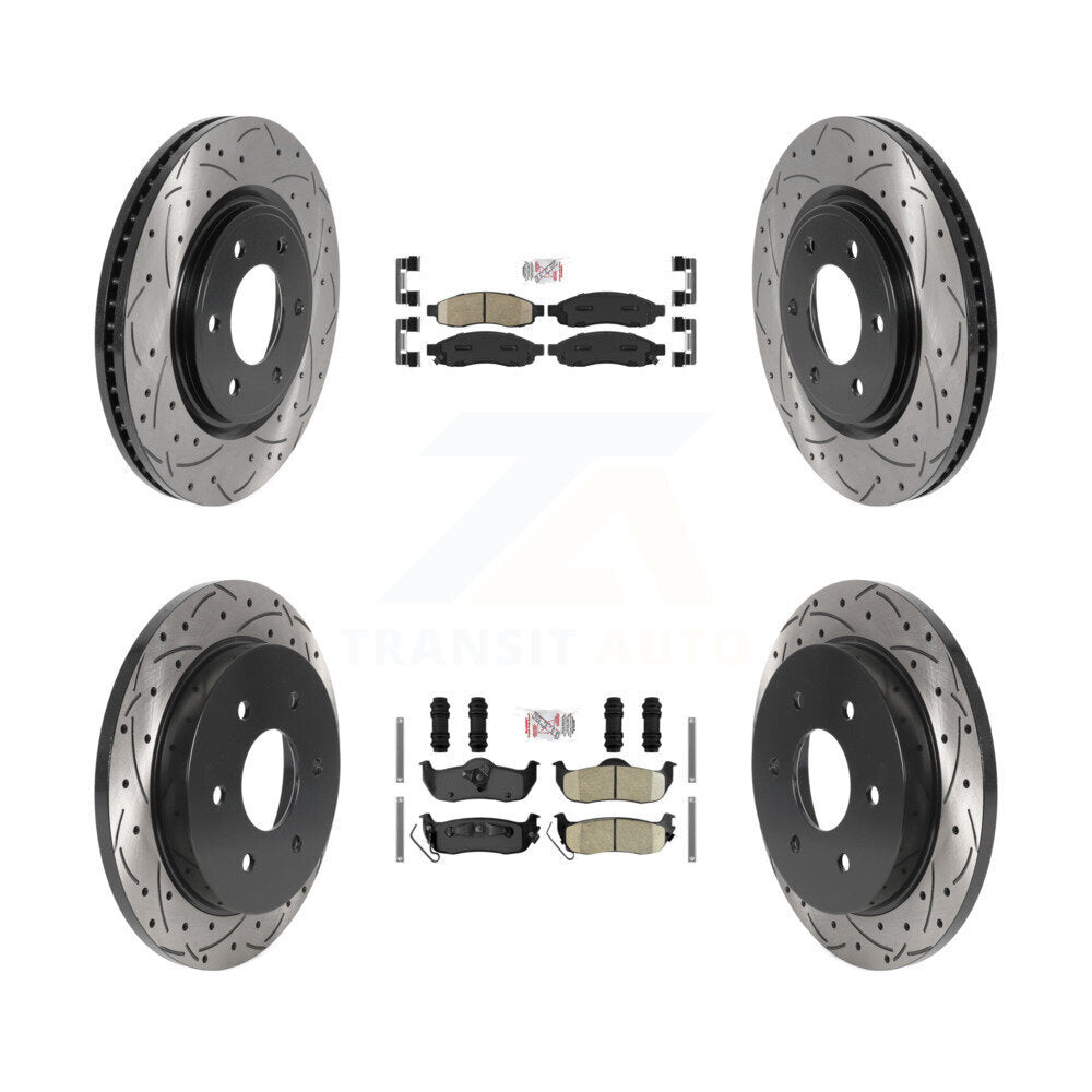 Transit Auto KDA-101858 Disc Brake Kit for 2007 Nissan TITAN - Front and Rear product image