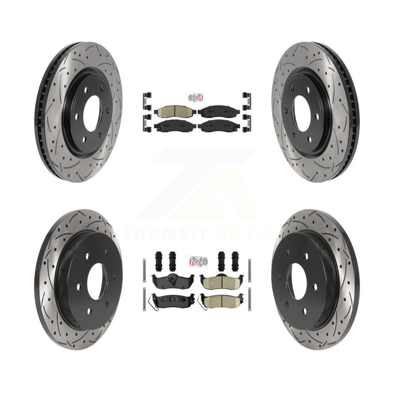Transit Auto KDA-101858 Disc Brake Kit for 2007 Nissan TITAN - Front and Rear product image