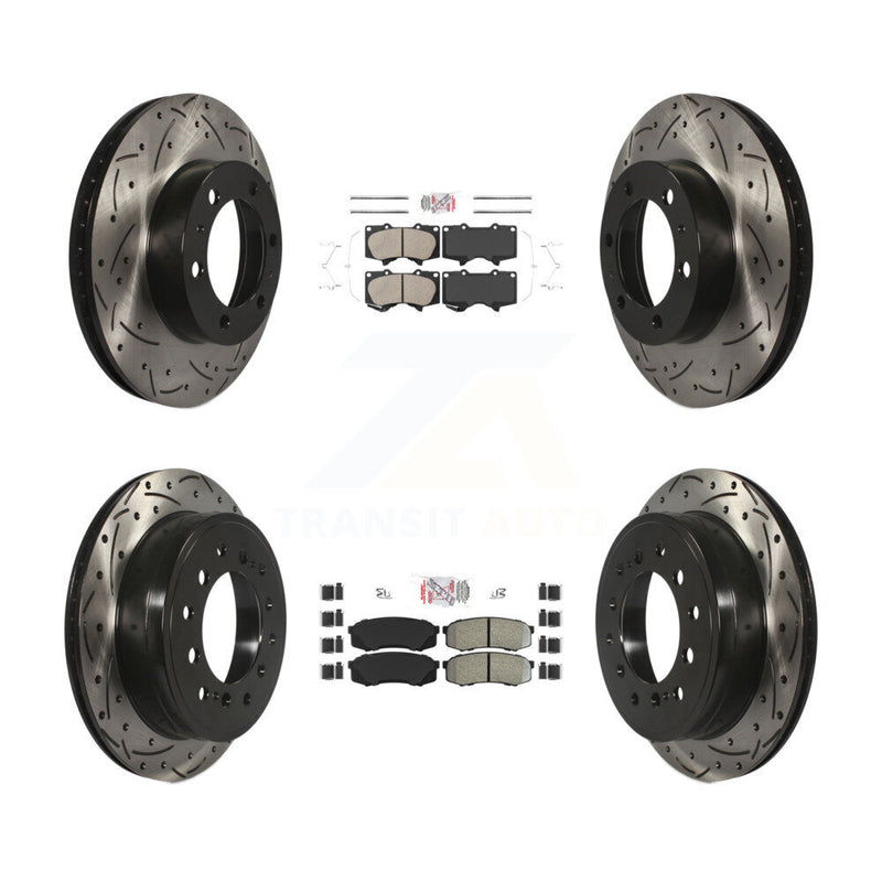 Transit Auto KDA-101860 Disc Brake Kit for 2010-2014 Toyota FJ Cruiser - Front and Rear product image