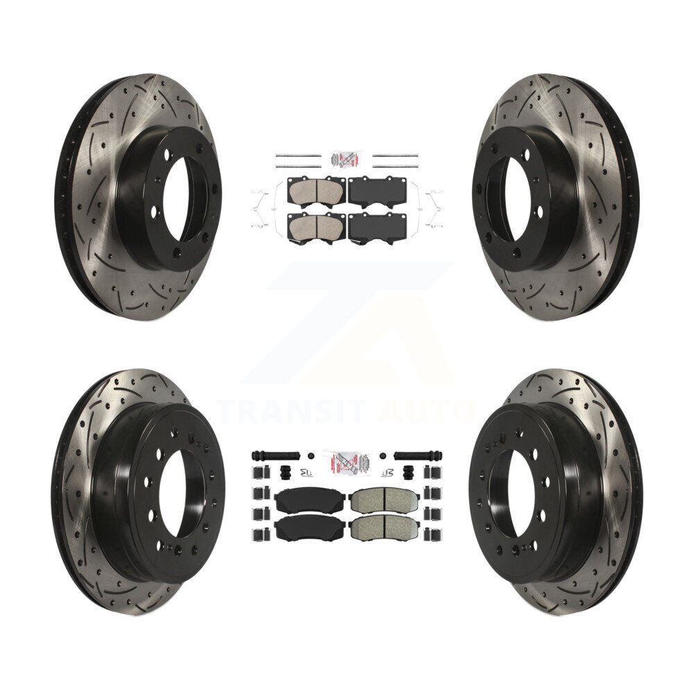 Transit Auto KDA-101861 Disc Brake Kit for 2010-2014 Toyota FJ Cruiser - Front and Rear product image