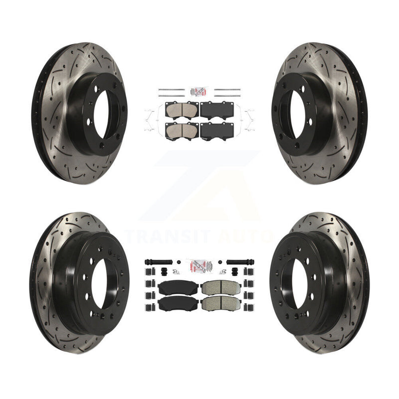 Transit Auto KDA-101861 Disc Brake Kit for 2010-2014 Toyota FJ Cruiser - Front and Rear product image