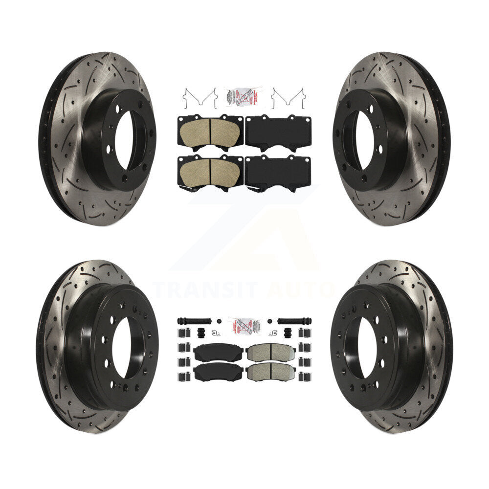 Transit Auto KDA-101863 Disc Brake Kit for 2010-2014 Toyota FJ Cruiser - Front and Rear product image