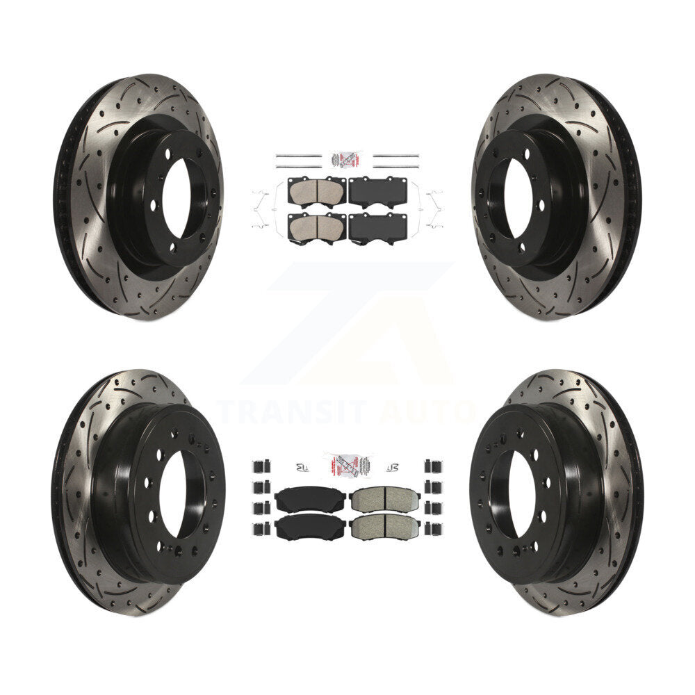Transit Auto KDA-101864 Disc Brake Kit for 2010-2023 Lexus GX460, Toyota 4Runner - Front and Rear product image