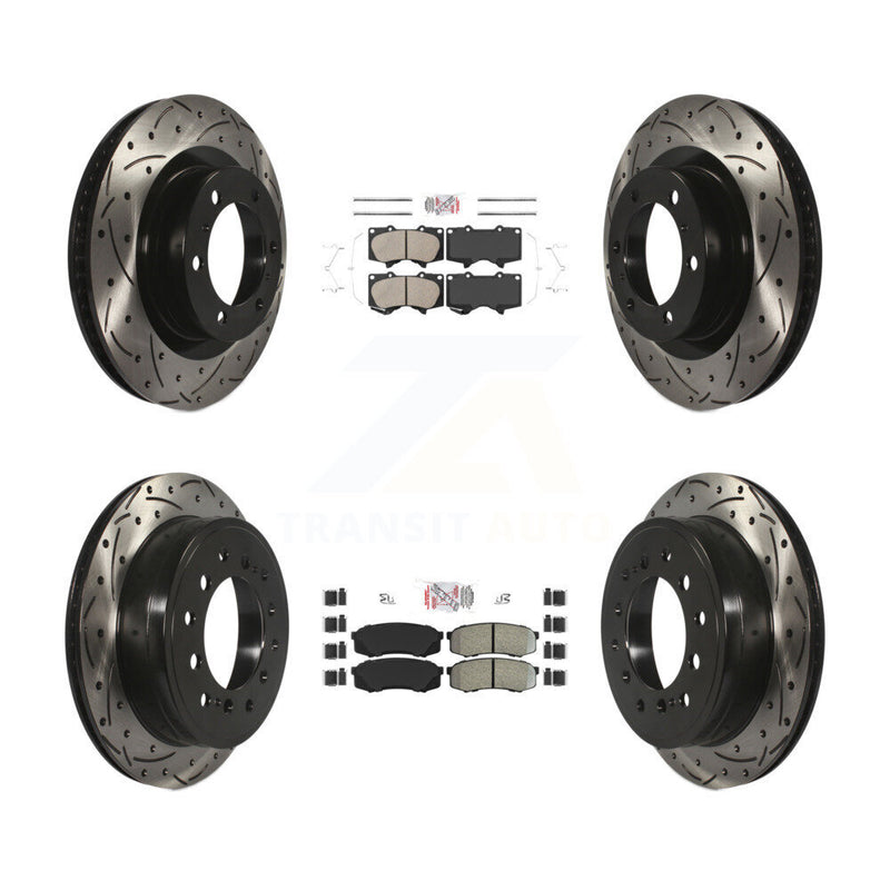 Transit Auto KDA-101864 Disc Brake Kit for 2010-2023 Lexus GX460, Toyota 4Runner - Front and Rear product image