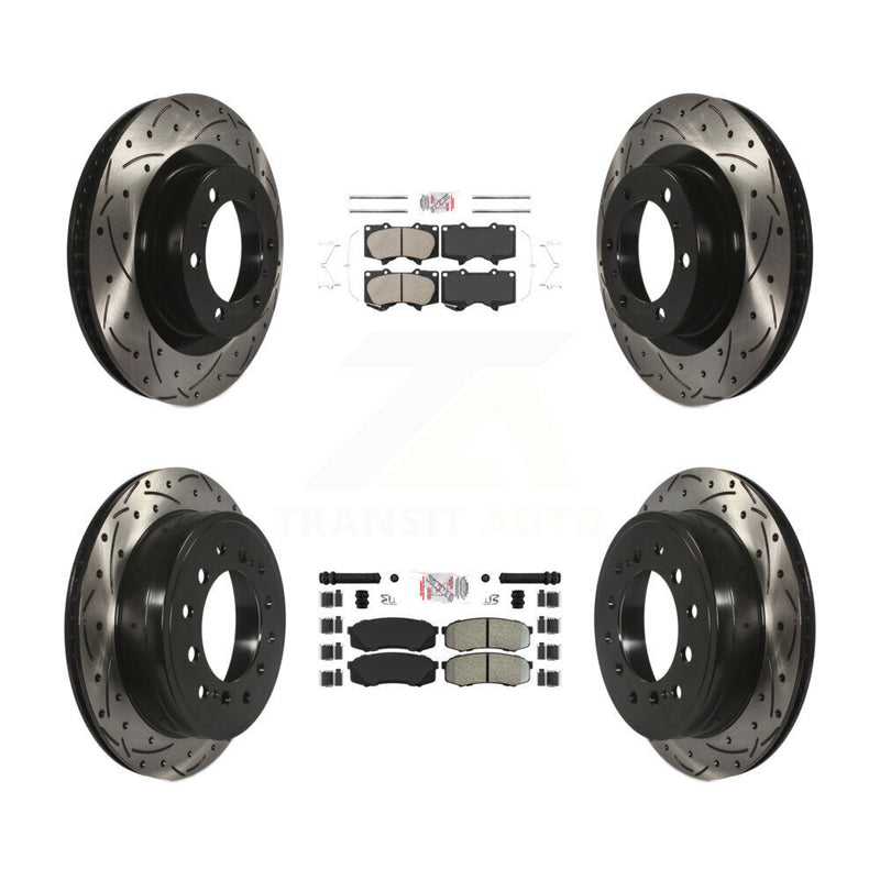 Transit Auto KDA-101865 Disc Brake Kit for 2010-2023 Lexus GX460, Toyota 4Runner - Front and Rear product image